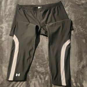 Under Armour Black and Gray Leggings